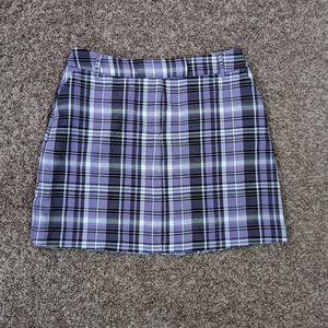Topshop Plaid Mini Skirt